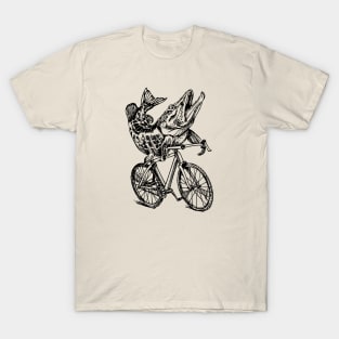 SEEMBO Pike Fish Cycling Bicycle Bicycling Biking Ride Bike T-Shirt